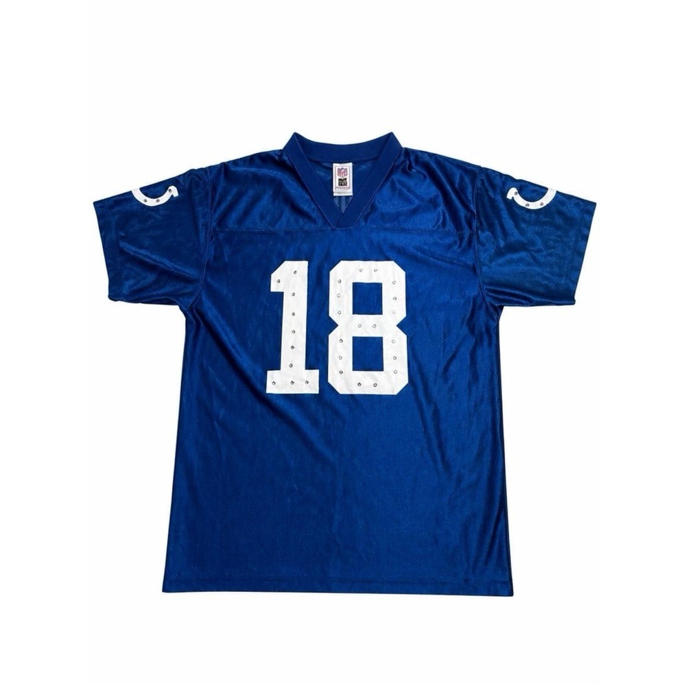 NFL Peyton Manning #18 Indianapolis Colts Jersey Youth XL Blue NFL